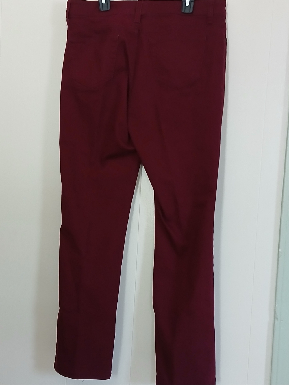 Deep Burgundy Straight Leg Pants